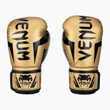 Venum Elite férfi bokszkesztyű arany és fekete 1392-449