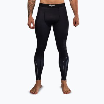 Férfi edzőleggingsek Venum Streamline Spats black/white
