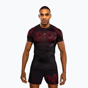 Férfi rashguard Venum Spectre fekete/piros