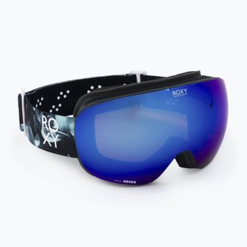 Női snowboard szemüveg ROXY Popscreen Cluxe J 2021 true black akio/sonar ml revo blue