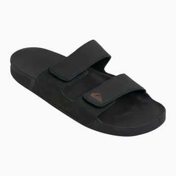 Quiksilver Férfi Rivi Leather Double Adjust flip-flop fekete 1