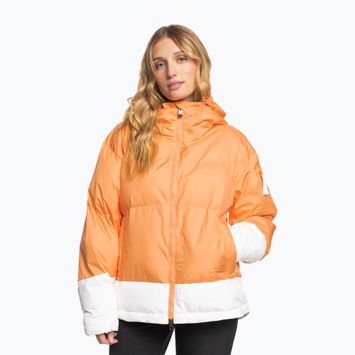 Női snowboard dzseki ROXY Chloe Kim Puffy mock narancssárga