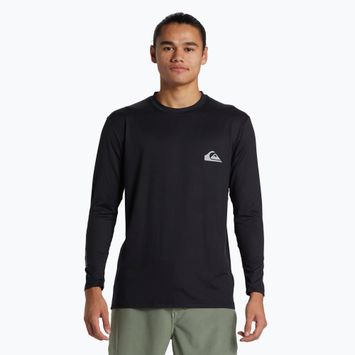 Férfi hosszú ujjú felső úszáshoz Quiksilver Everyday Surf Tee black