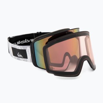 Férfi snowboard szemüveg Quiksilver Storm MG white camo/clux l purple mi