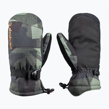 Gyerek snowboard kesztyű Quiksilver Mission Mitt puzzle camo sea spray