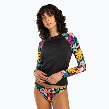 Női Billabong Surf Capsule éjszakai trópusi úszás hosszú ujjú női ruha