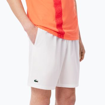Lacoste férfi tenisznadrág GH7413 fehér/mangófa piros