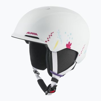 Gyerek sísisak Alpina Brix white/ graphic matt