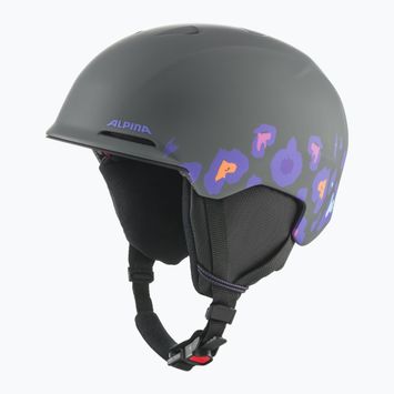 Gyerek sísisak Alpina Brix midnight/ grey leo matt