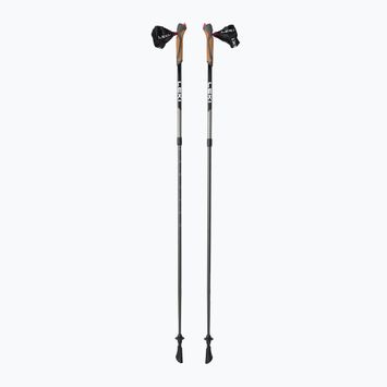 LEKI Spin nordic walking botok fekete és ezüst 65326161