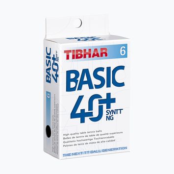 Tibhar Basic 40+ SYNTT NG asztalitenisz labdák 6 db fehér