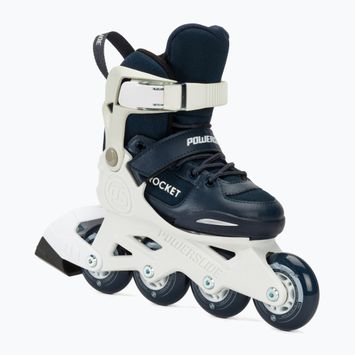 Gyerek görkorcsolya Powerslide Rocket white/navy blue