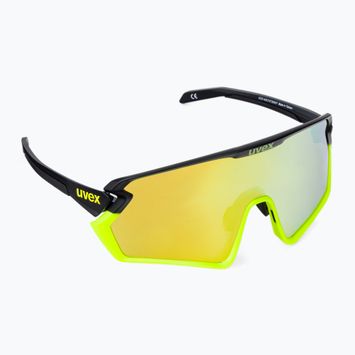 UVEX Sportstyle 231 2.0 fekete sárga matt/sárga tükör kerékpáros szemüveg 53/3/026/2616