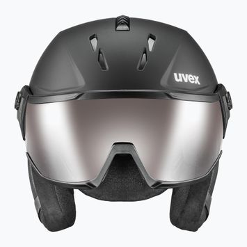 UVEX Instinct Visor PRO V fekete matt/ezüst/ezüst sí sisak UVEX Instinct Visor PRO V fekete matt/ezüst/ezüst