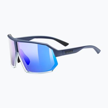 UVEX Sportstyle 237 metálkék/tiszta/tükörkék metál napszemüveg