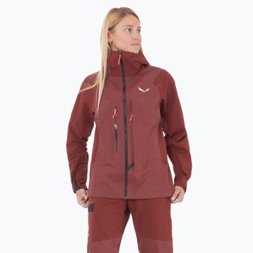 Női softshell kabát Salewa Sella DST Hyb syrah