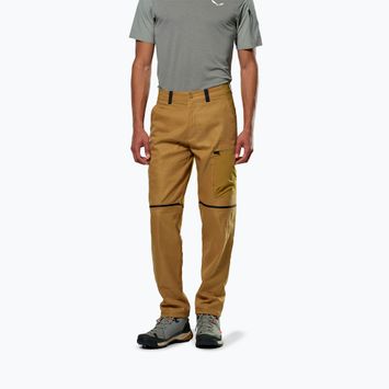 Férfi trekking nadrág Salewa Puez Hemp/Dst 2/1 aranybarna