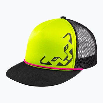DYNAFIT Trucker 3 fluo sárga baseball sapka