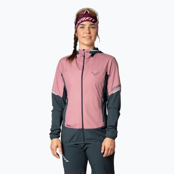 DYNAFIT női trekking pulóver Traverse Alpha kapucnis mokarosa mokarosa