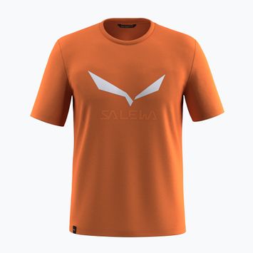 Férfi Salewa Solidlogo Dry égetett narancssárga póló