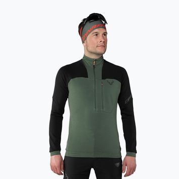 Férfi pulóver DYNAFIT Speed Polartec 1/2 Zip black out/thyme