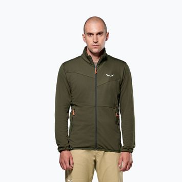 Férfi trekking pulóver Salewa Puez Cammio PL dark olive