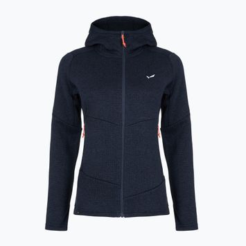 Férfi túrapulóver Salewa Puez Rocca Polarlite Hood navy blazer