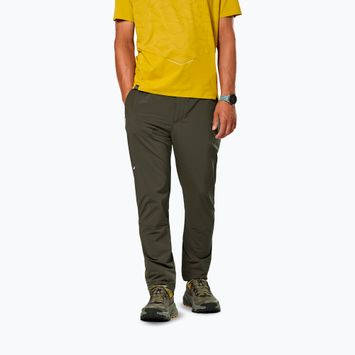Férfi túranadrág Salewa Pedroc 5 DST dark olive