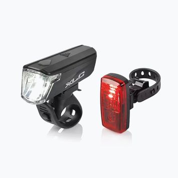 XLC Comp Capella kerékpár világításkészlet CL-S20 fekete
