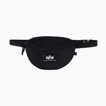 Alpha Industries gumi nyomtatott deréktáska fekete