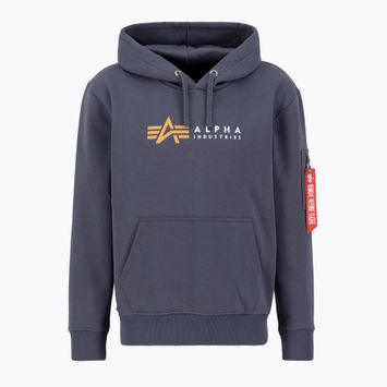 Férfi Alpha Industries Alpha Label szürke/fekete melegítőfelső