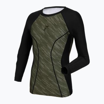 Kapus hosszú ujjú Reusch Padded Eco alsónadrág fekete/sivatagi zöld