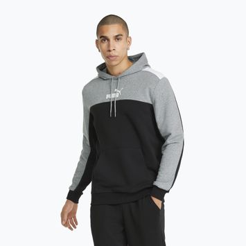 Férfi PUMA ESS+ Block Hoodie TR puma fekete