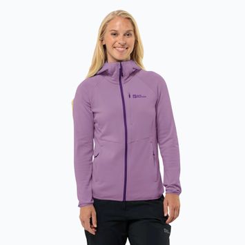 Női melegítőfelső Jack Wolfskin Kolbenberg Hooded Fz velvet