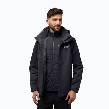 Férfi 3 az 1-ben dzseki Jack Wolfskin Romberg 3In1 phantom