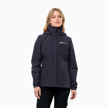 Jack Wolfskin Stormy Point 2L női esőkabát grafit