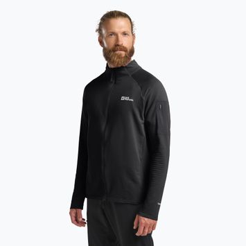 Jack Wolfskin férfi trekking dzseki Prelight Full Zip fekete