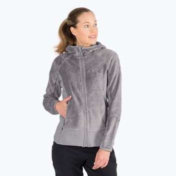 Jack Wolfskin női Rotwand kapucnis fleece pulóver szürke 1710741