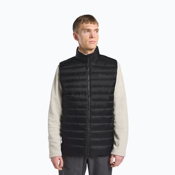 Férfi Jack Wolfskin Pilvi Down trekking ujjatlan fekete