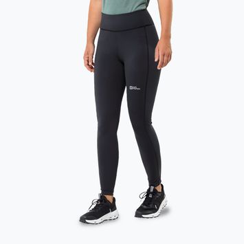 Jack Wolfskin női trekking nadrág Klintal Tights fekete