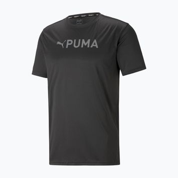 Férfi edzőpóló PUMA Fit Logo Cf Graphic fekete 523098 01