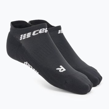 CEP Női kompressziós futó zokni 4.0 No Show fekete
