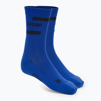 CEP Férfi kompressziós futó zokni 4.0 Mid Cut kék