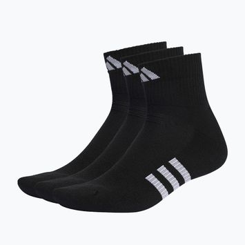 adidas Prf Cush Mid zokni 3 pár fekete
