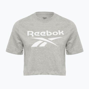Női Reebok Identity Big Logo Crop Tee középszürke szürke sáska