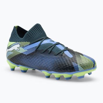 PUMA Future 7 Pro FG/AG Jr gyermek futballcipő szürke égbolt/puma fehér