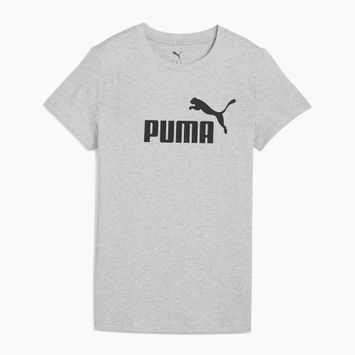 Női PUMA ESS No. 1 logós női póló Világosszürke pehelyszürke