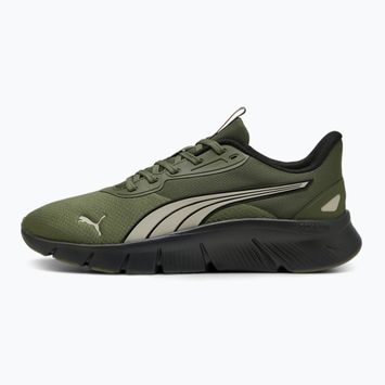 PUMA Flexfocus Lite Modern Woven futócipő lódzöld/sivatagi por
