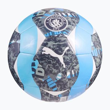 PUMA MCFC PreMatch erős szürke/csapat világoskék 5. méretű labdarúgás