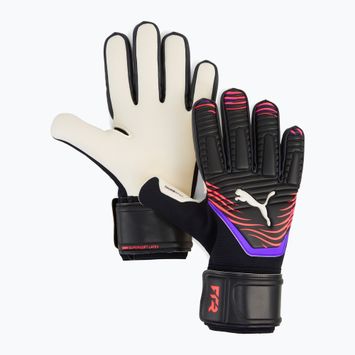 PUMA Future Pro Hybrid kapuskesztyű puma fekete/izzó piros/lila csillogás